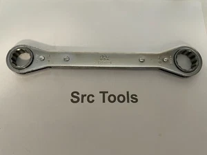 Mac Tools USA *NICE* 3/4" & 7/8" SAE 12pt Flat Double Ratcheting Wrench RW2428-2 - Picture 1 of 6