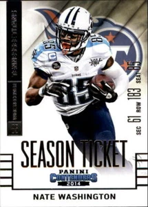 2014 Panini Contenders - NATE WASHINGTON 95 base season ticket Titans ๐ - Picture 1 of 1