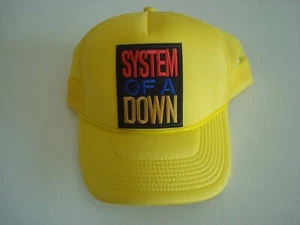 SYSTEM OF A DOWN     ROPE TRUCKER   90S GOLF BEACH SNAPBACK HAT CAP VINTAGE S5 - Picture 1 of 5