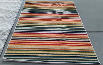 IVORY / GREEN 4'-5" x 6'-5" Back Stain Rug, Reduced Price 1172769887 CBN323A-4 - Image 1 of 4