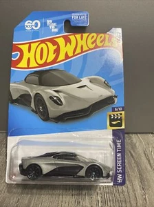 Hot Wheels 2022 HW Screen Time 6/10 Silver Aston Martin Valhalla Concept 007 - Picture 1 of 5