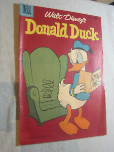 Donald Duck #52 VG Carl Barks art Chair needs first aid