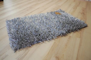 Badteppich Aquanova Kemen 95 Silver Grey 60x100cm Langflor Silber Grau - Bild 1 von 4