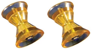 2-Pack 4" Boat Trailer Poly Keel Roller - Non-Marking with Stainless Steel Hardw - Picture 1 of 3
