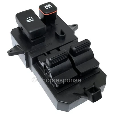 OEM Toyota 93-98 Supra JZA80 LHD Left Door Master Window Switch Black 8482014260 - Image 1 of 2