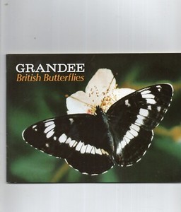 BRITISH BUTTERFLIES GRANDEE FULL ABUM 32 CARDS ISSUED 1983  1983 EX COND