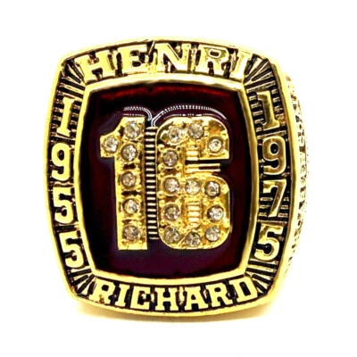 Henri Richard Apodado "Cohete de Bolsillo" Jugador Profesional Canadiense de Hockey sobre Hielo  Foto 1 de 3