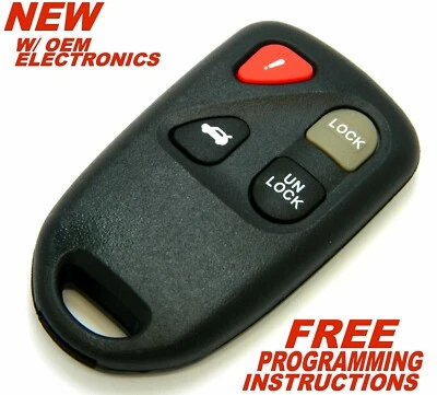 OEM ELECTRÓNICO 4 BOTONES MANDO A DISTANCIA LLAVERO PARA MAZDA 6 2003-2005  Foto 1 de 4