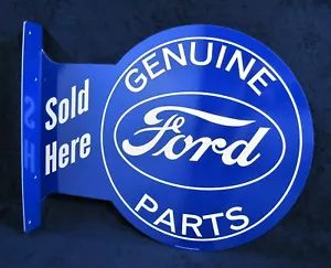FORD Parts Sold Here - *US MADE* - Metal Flange Sign - Man Cave Garage Bar Decor - Picture 1 of 13