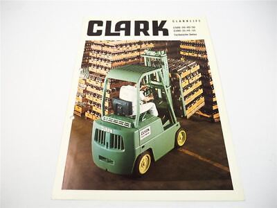 Brochure Clark C 500 - 30 35 40 45 50 55 Forklift Clarklift Techn. Data • 10.77£