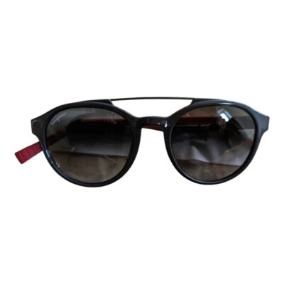 NUEVO AUTÉNTICO Salvatore Ferragamo SF937S Gafas de sol Gris Oscuro/Rojo Caja - Unisex Foto 1 de 4