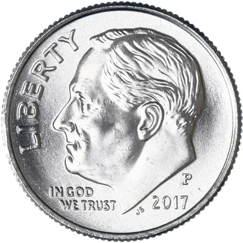 2017 P Roosevelt Dime BU US Coin Cover