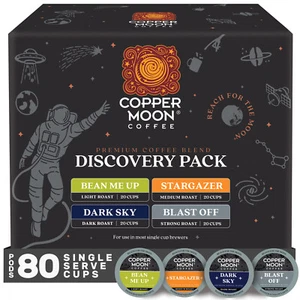 Copper Moon Coffee Discovery Variety Pack, 80 Count - Picture 1 of 12