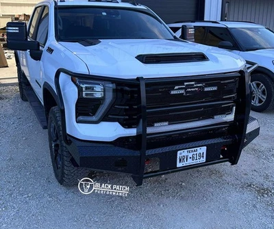 Diamond Plate Steel Ranch Style Front Bumper Fits 2024-2025 Chevy 2500 3500 Foto 1 de 4