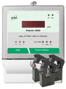 DAE P252-600 KIT, 600A,480V,UL,RS485,kWh Meter, 3P3W (3 Hot, 0 N), 3 Split CTs - Picture 1 of 6