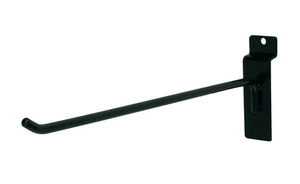 10 inch Black Peg Hook for Slatwall - 25 Count - Picture 1 of 2