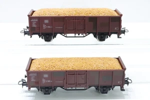 H0 Märklin DB Hochbordwagen Güterwagen AC Konvolut braun N107 - Picture 1 of 2