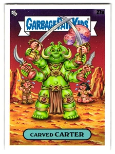 Carved Carter GPK 2023 Garbage Pail Kids John Carter Parody - Exact Card Shown - Picture 1 of 2