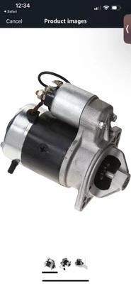 Camiones Nissan Cars Starter 1981-1995 2,4 L transmisión manual D21 SR146x BOSCH Foto 1 de 4
