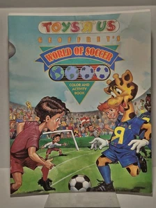 Toys R Us World of Soccer Color & Activity Book Geoffrey's 1993 - Picture 1 of 5