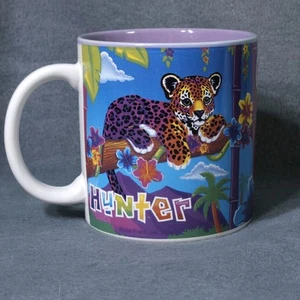 Taza vintage Lisa Frank Hunter guepardo colores arco iris - Imagen 1 de 9