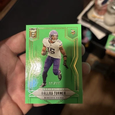 2025 Panini Donruss Elite - Dallas Turner #26 Aspirations /85 - Image 1 of 4