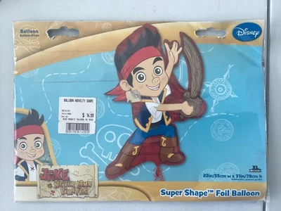 JAKE and the Pirates Super Shape Birthday Party Foil Balloon Multicolor - Image 1 of 3