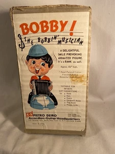 Pietro Deiro Bobby The BOBBIN' MUSICER 60er Jahre RAR Composite Wackelkopf - Bild 1 von 11
