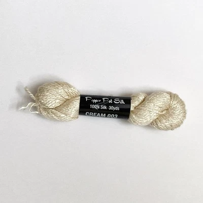 Pepper Pot Silk One Skein Cream 003 Needlepoint Single Strand - Image 1 of 3