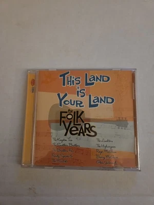 This Land Is Your Land ~ компакт-диск ~ различные исполнители ~ Folk Rhino Records 1 компакт-диск фолк - Изображение 1 из 3