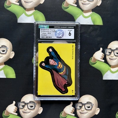 Superman II #18~CGC 6~EX/ NM~Topps~🏷️CUSTOM LABEL🏷️~🔥HIGHEST GRADE🔥TOP POP🔥 - Image 1 of 4