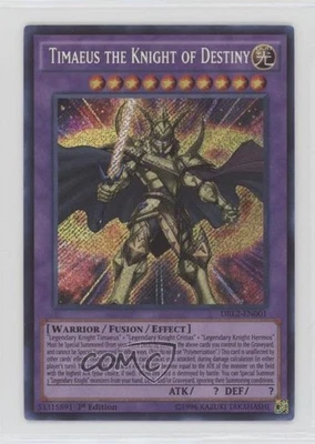 SE - Timaeus the Knight of Destiny 1st Ed. YuGiOh Dragons Legend 2 #DRL2-EN001 - Image 1 of 2