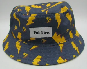 PSI Party Shirt International Bucket Hat Lightning Themed w/ LOGO Yellow & Blue! - Picture 1 of 7