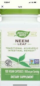 Neem 475 mg Natures way 100 Caps Fast 1st Class Shipping