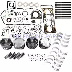 M271 1.8L Engine Overhaul Rebuild Gasket Kit w/ Head Bolt For Mercedes-Benz - Bild 1 von 5