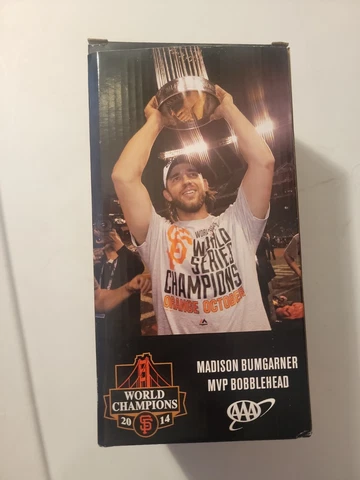 New Madison Bumgarner MVP World Series 2014 San Francisco Giants Bobblehead NIB Cover