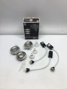 Paulmann Nova Lampada da Incasso Bagno Set di 3 LED GU10 21W - Ferro Spazzola... - Foto 1 di 6
