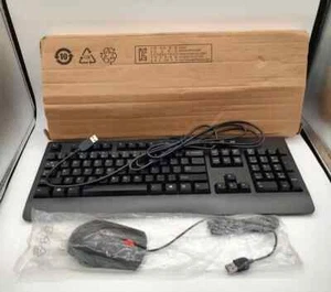 Neue Lenovo traditionelle USB kabelgebundene Tastatur & Maus Combo Set - Bild 1 von 5