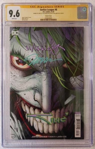 Liga de la Justicia #8 CGC 9.6 Variante Cubierta Firmada 3Xs Jim Lee, Sinclair y Williams - Imagen 1 de 6