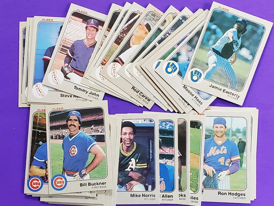 1983 FLEER BASEBALL TRADING CARDS YOU PICK 50% OFF 2 OR MORE - Image 1 of 1