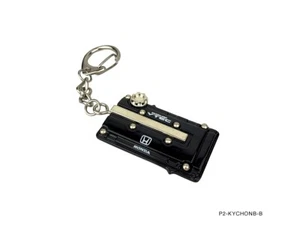 P2M Phase 2 Metal Valve Cover Keychain Honda B-Series Motor Black P2-KYCHONB-B - Picture 1 of 1