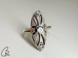 Vintage-Ring der UdSSR,875er Silber,Gravur,Stempel Hammer-und Sichelstern - Bild 1 von 8