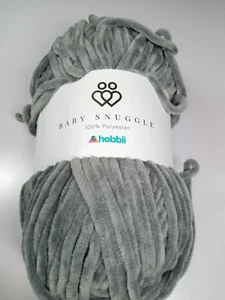 Hobbii Baby Kuschelgarn - grau - 100% Polyester - 131 Yards NEU - Bild 1 von 2
