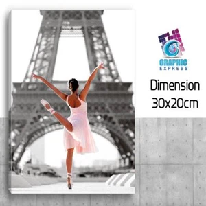 Bild Stoff Bedruckt - Tänzerin Paris Eiffelturm Tanz - DPT-01 - Bild 1 von 9