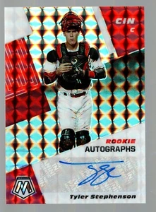2021 Panini Mosaic Rookie Autographs Mosaic #RAM-TY Tyler Stephenson - Picture 1 of 1