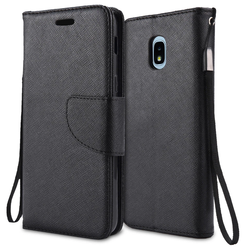Funda tipo billetera para Samsung Galaxy J3 (2018), J3 Achieve, J3 Star, Express Prime3 Foto 1 de 1
