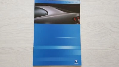 PEUGEOT 406 COUPE 26 PAGES SALES BROCHURE 2000 2001 - Image 1 of 4