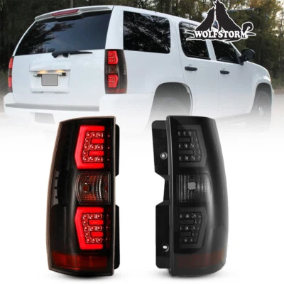 Luces traseras LED secuenciales para Chevy Suburban 1500 2500 Tahoe 2007-14 lente de humo Foto 1 de 4