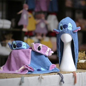 Lilo&Stitch Hair Drying Turban Towel Twist Wrap Quick Dry Head Bath Cap Hat Band - Picture 1 of 19
