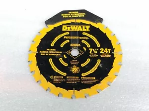 DeWalt Präzisionsrahmensägeblatt 7-1/4"" 184 mm 5/8"" 16 mm 24T Hartmetallzähne - Bild 1 von 4
